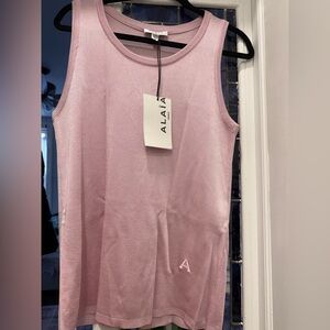 Alaïa Scoop Neck Sleeveless Top